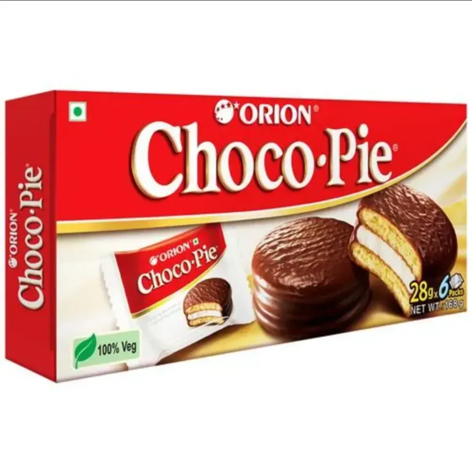 Orion ChocoPie Chocolate Coated Soft Biscuit