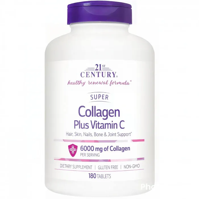 21st Century Super Collagen Plus Vitamin C 180 Tablets