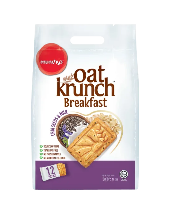 Munchy's Oat Krunch Breakfast Chia Seeds & Milk