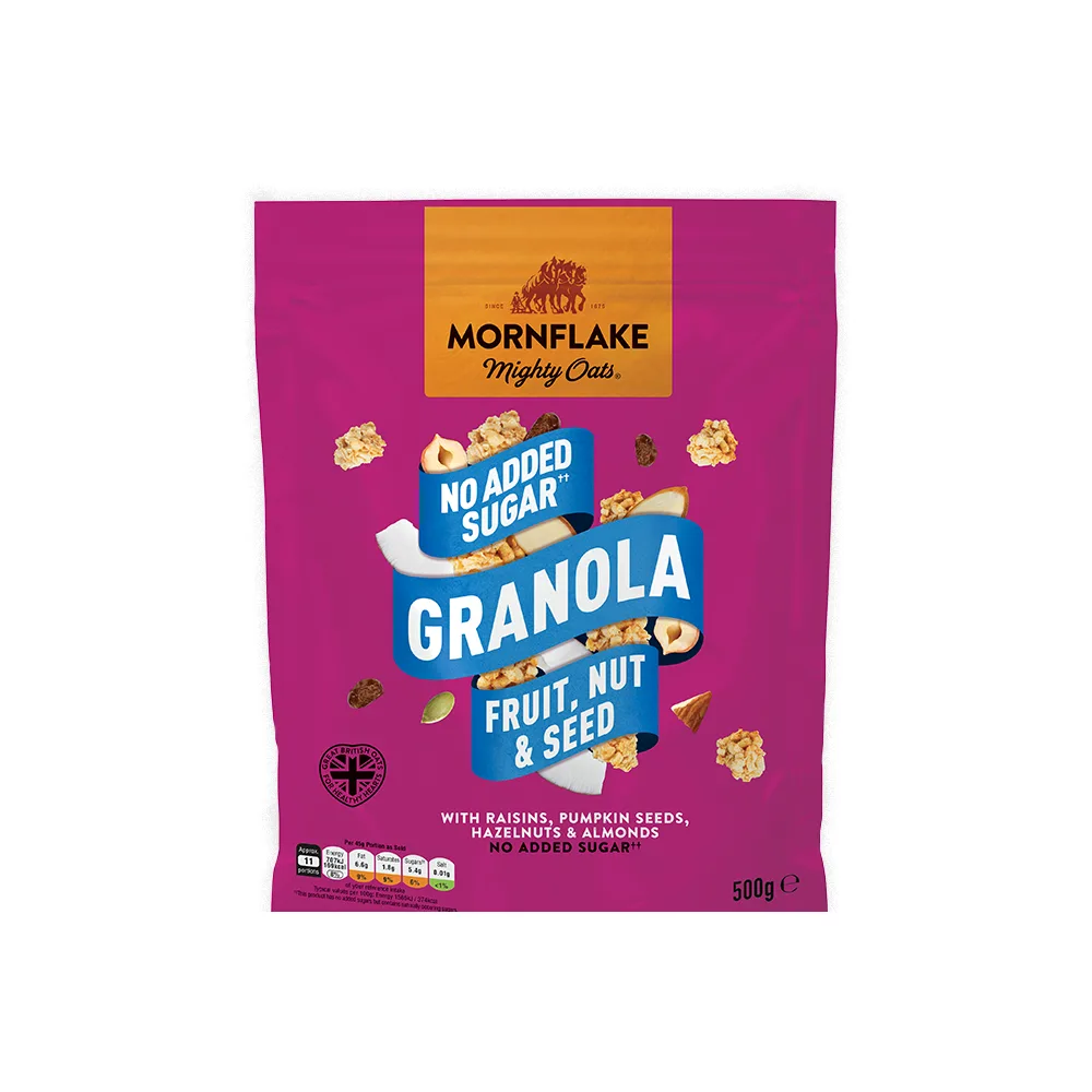 Mornflake Granola Fruit, Nut and Seed No Added Sugar 500g