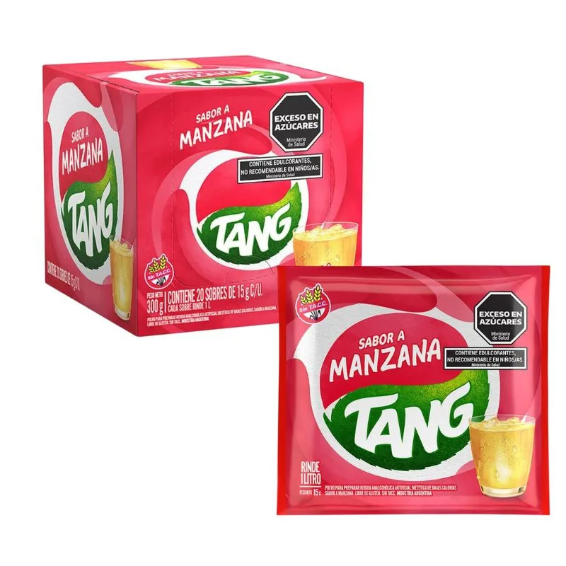 Tang Apple Flavor Powdered Drink Mix 19g