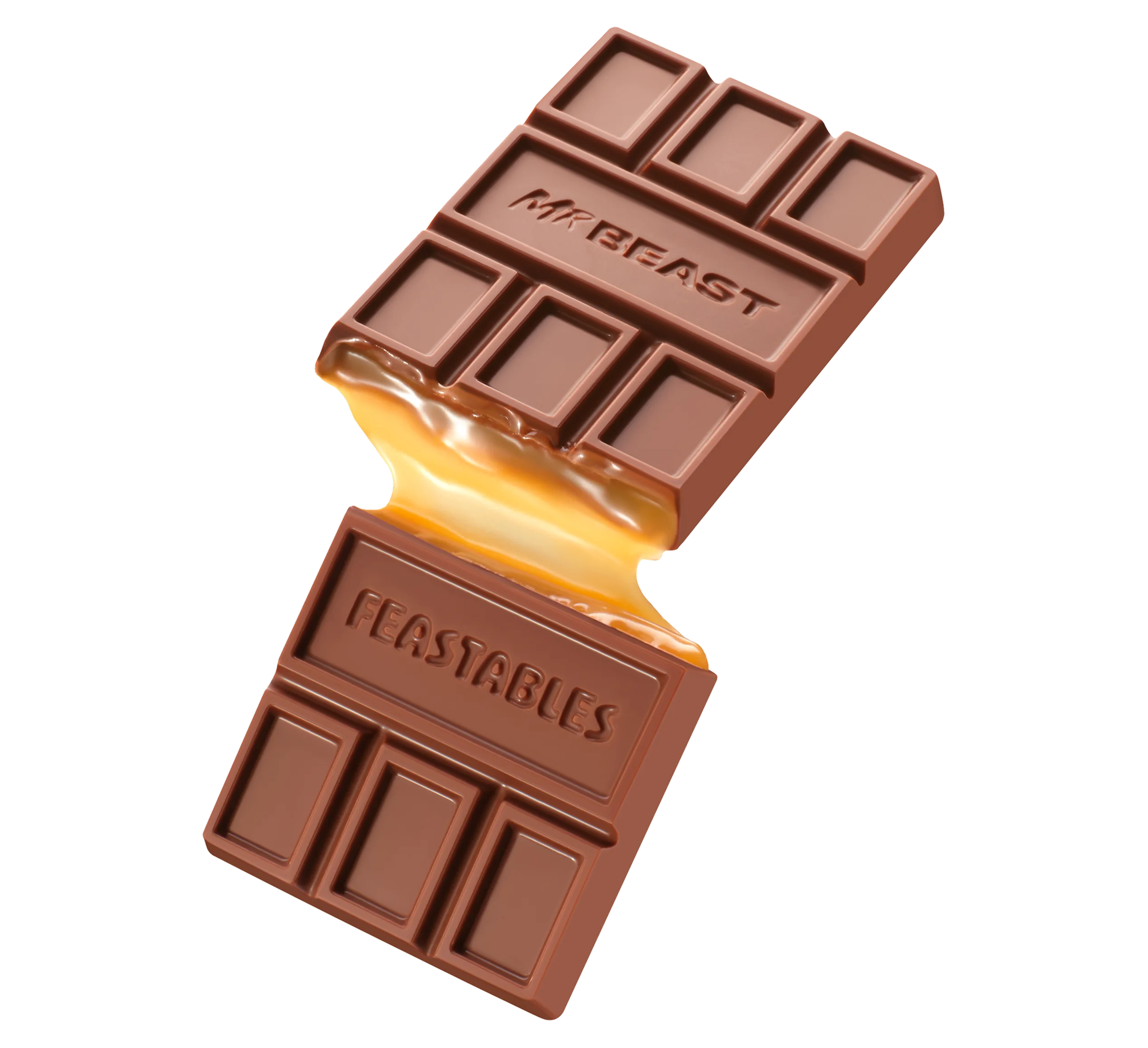 Feastables Caramel Chocolate Bar 60g