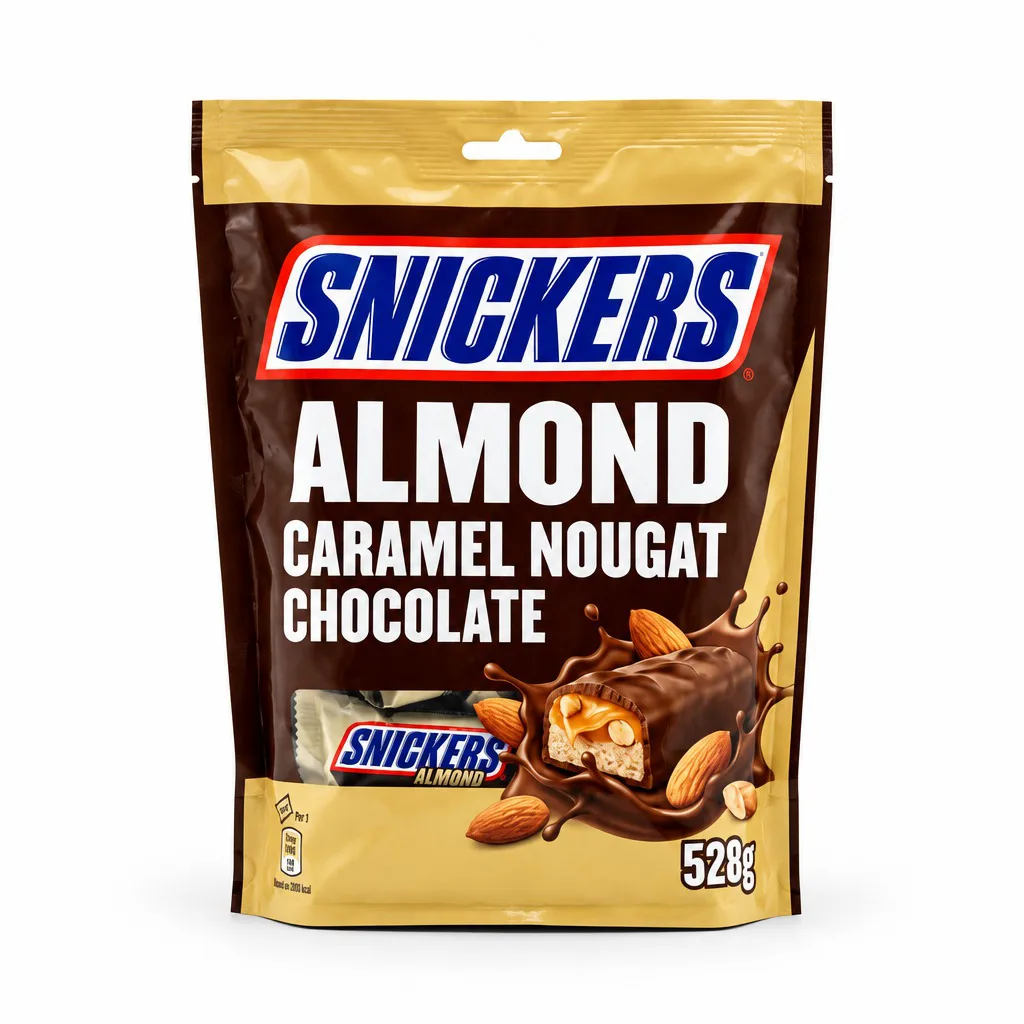 Snickers Almond Caramel Nougat Chocolate 528g