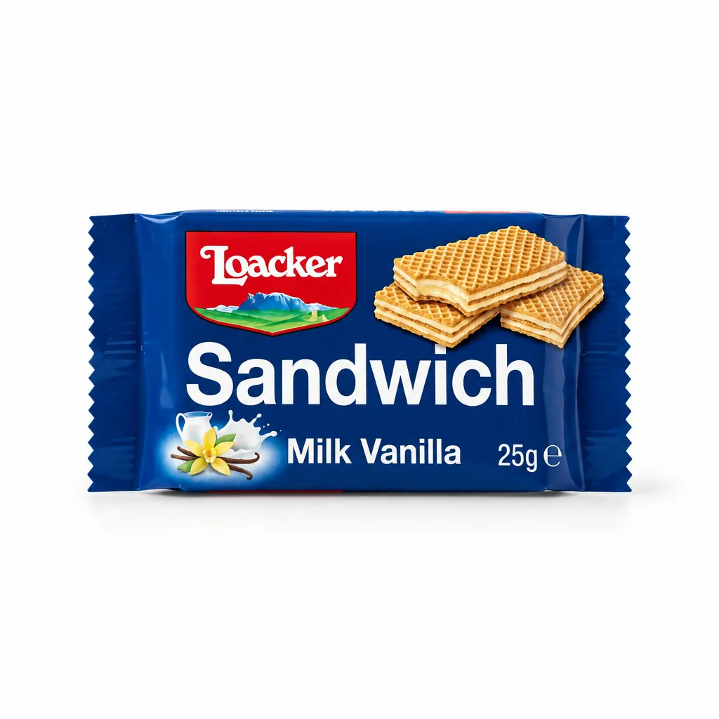 Loacker Sandwich Milk Vanilla 25g