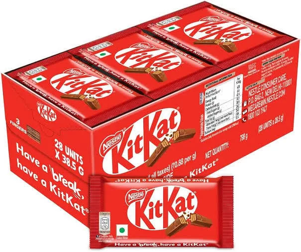 KitKat 3 Finger 28 Pieces Box
