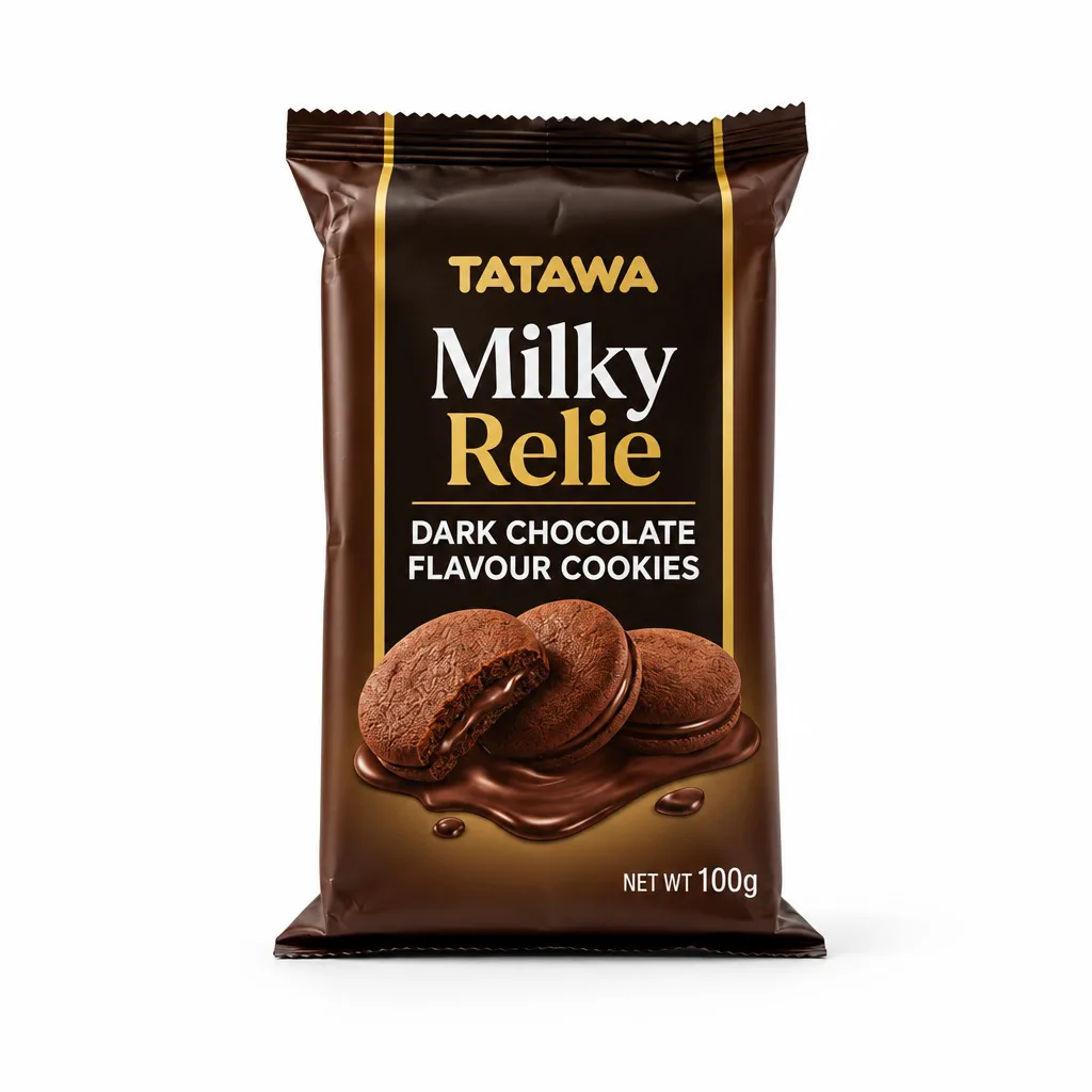 TATAWA Milky Relie Dark Chocolate Flavour Cookies