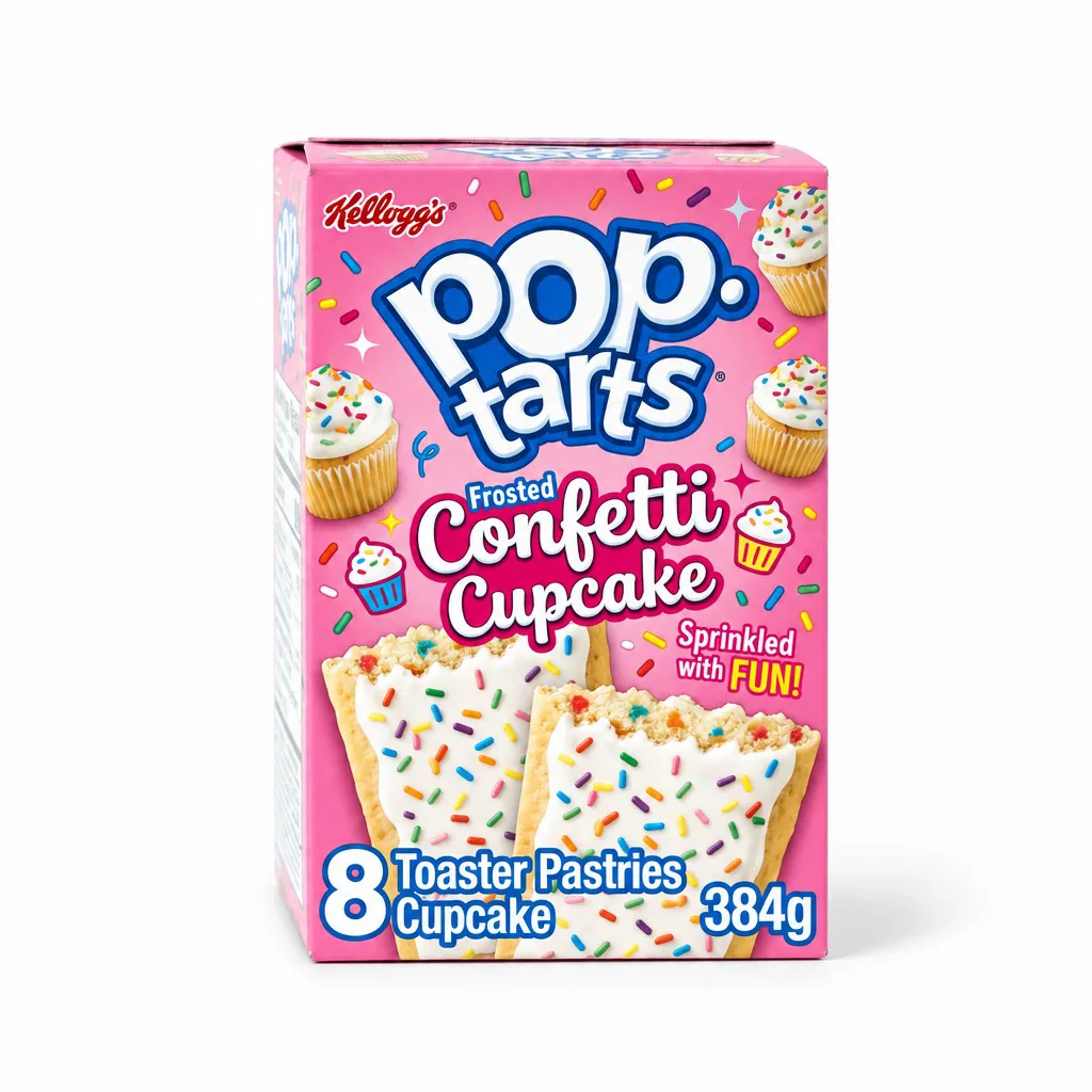 Pop-Tarts Frosted Confetti Cupcake 8 Toaster Pastries