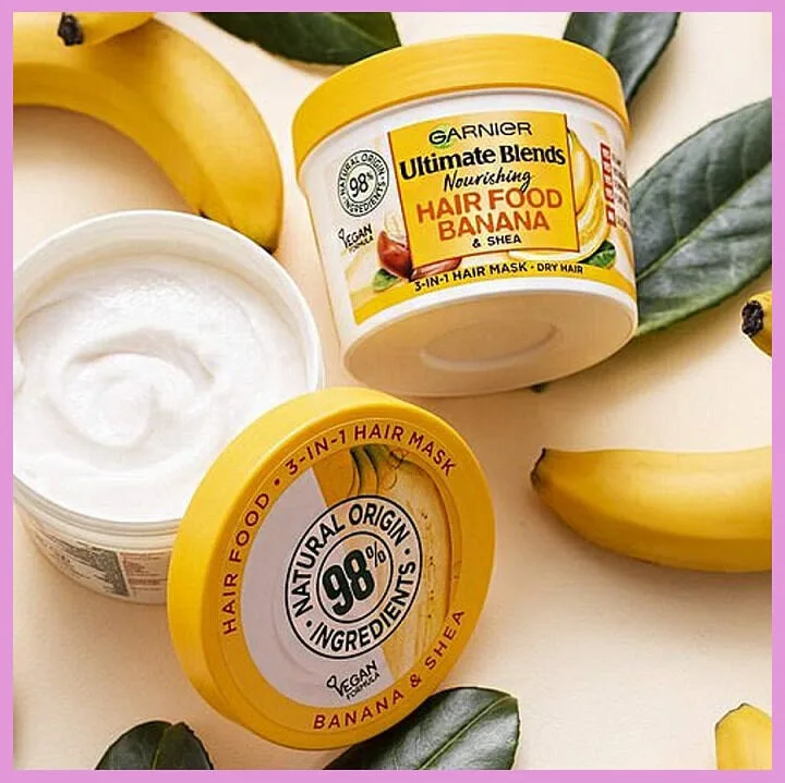Garnier Nourishing Banana Hair Food + Vitamin C E F Hair Mask
