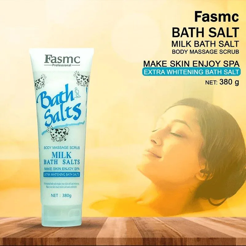 Fasmc Milk Bath Salts Body Massage Scrub