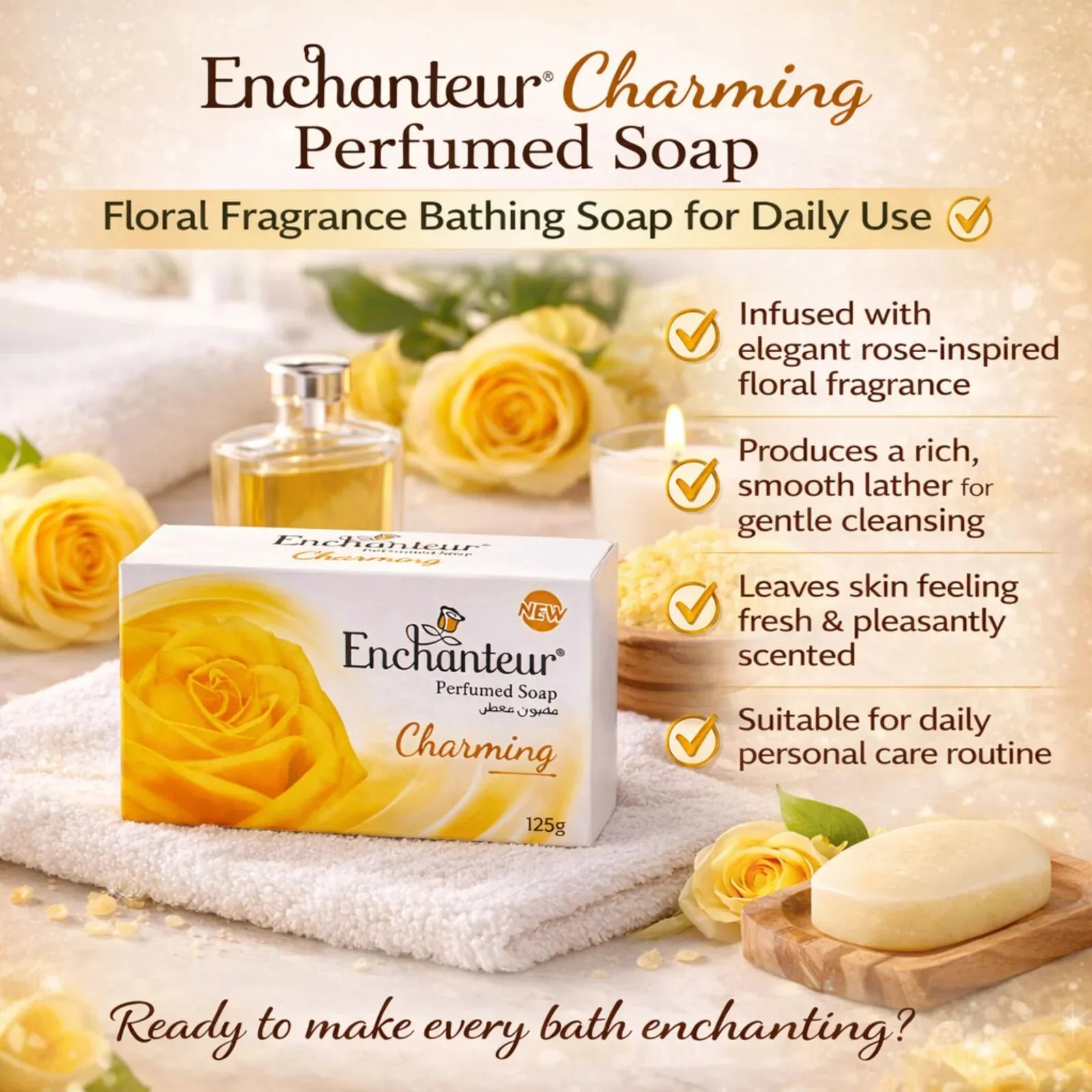 Enchanteur Charming Perfumed Soap