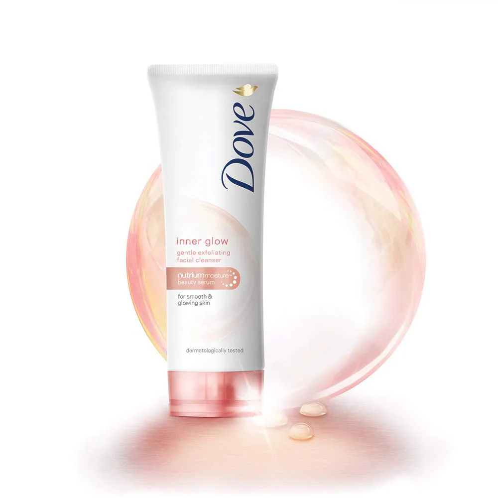 Dove Inner Glow Gentle Exfoliating Facial Cleanser