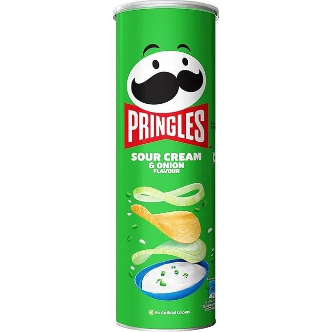 Pringles Sour Cream and Onion 158 gm