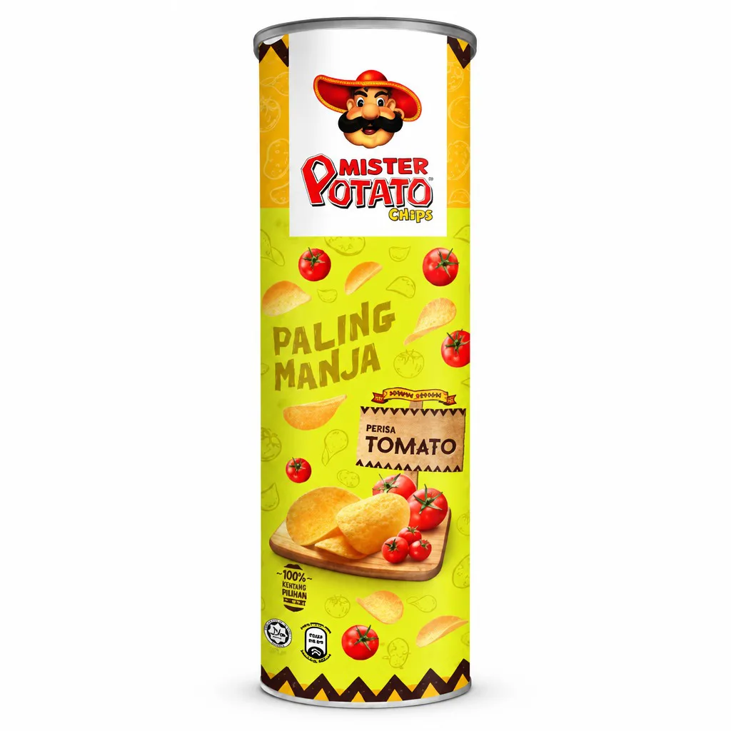 Mister Potato Crisps Tomato 125g