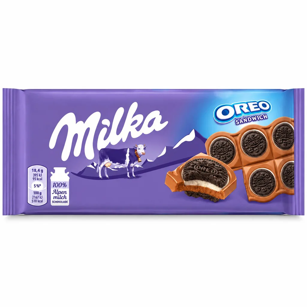 Milka Oreo Sandwich Milk Chocolate