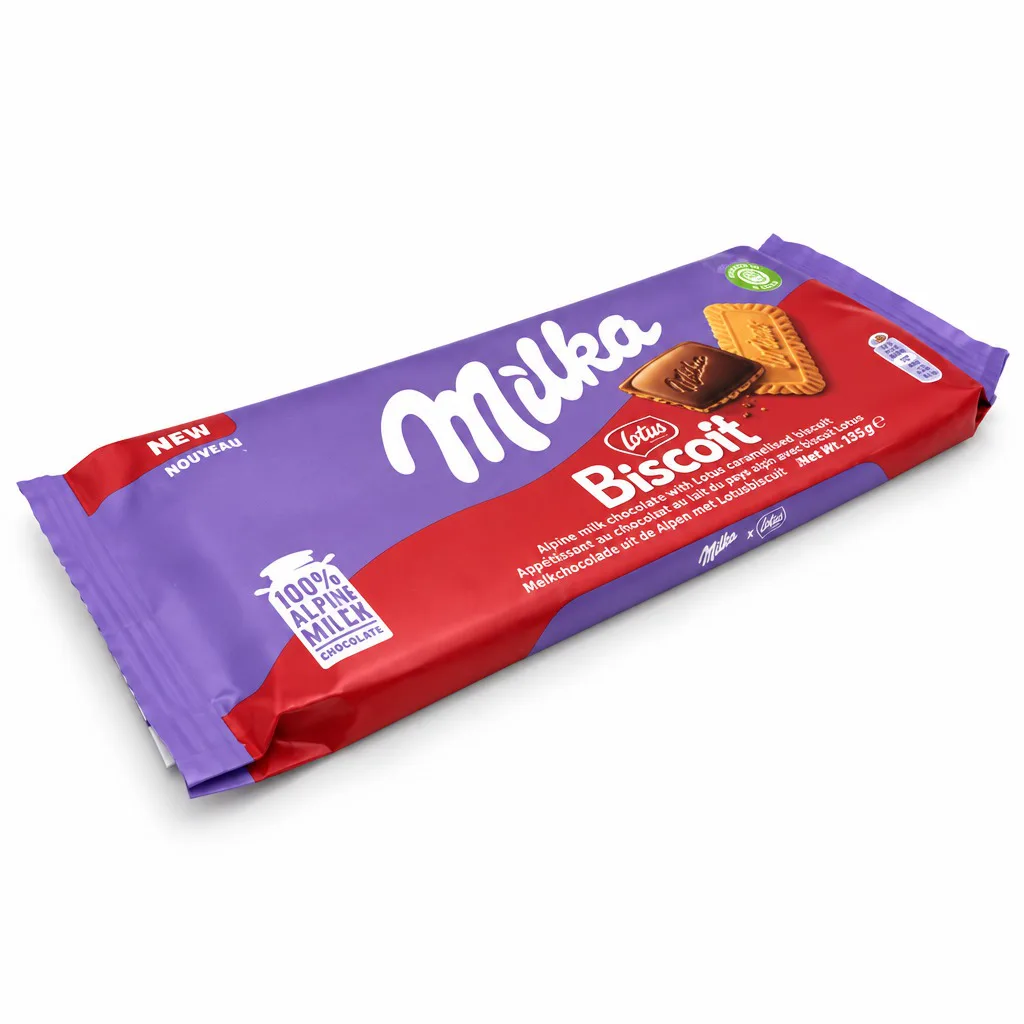Milka Lotus Biscoff Milk Chocolate