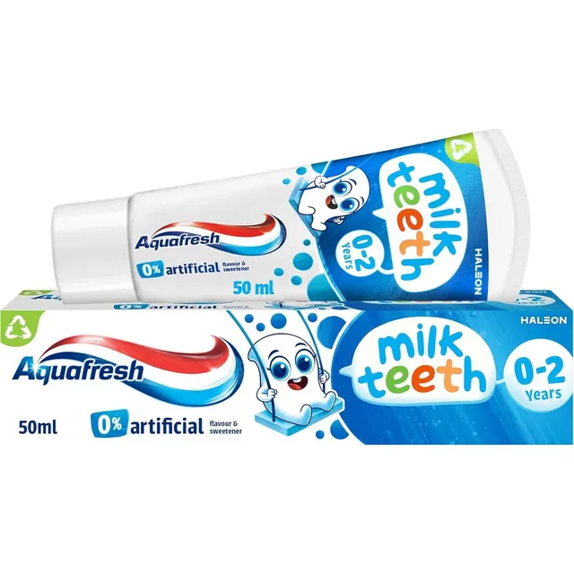 Aquafresh Milk Teeth Toothpaste 0-2 Years 50ml
