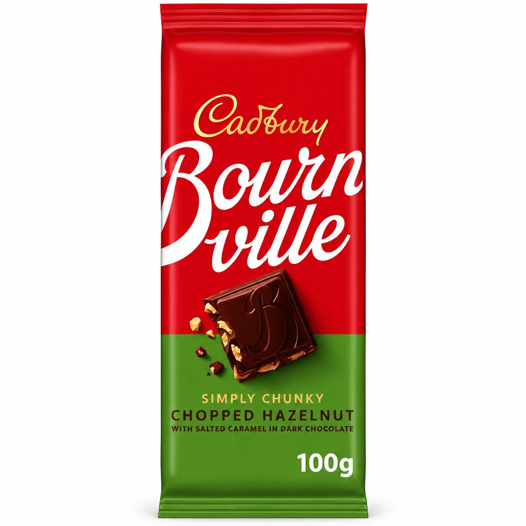 Cadbury Bournville Caramel Hazelnut 100g