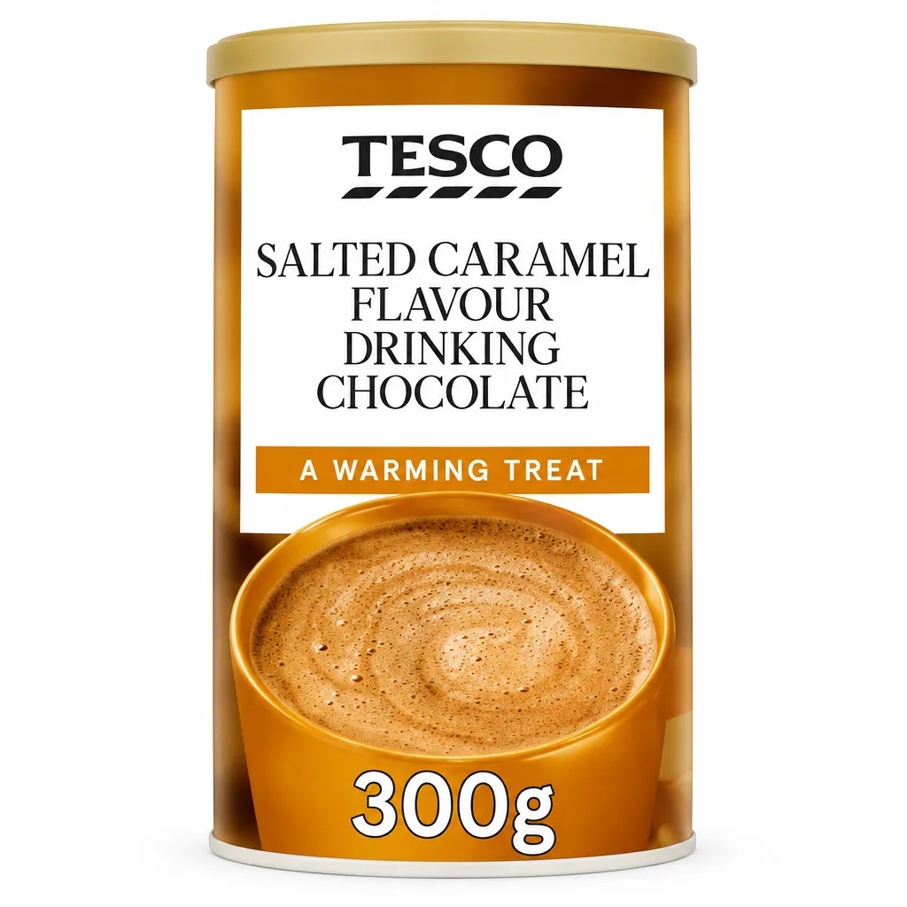 Tesco Salted Caramel Flavour Drinking Chocolate 300g