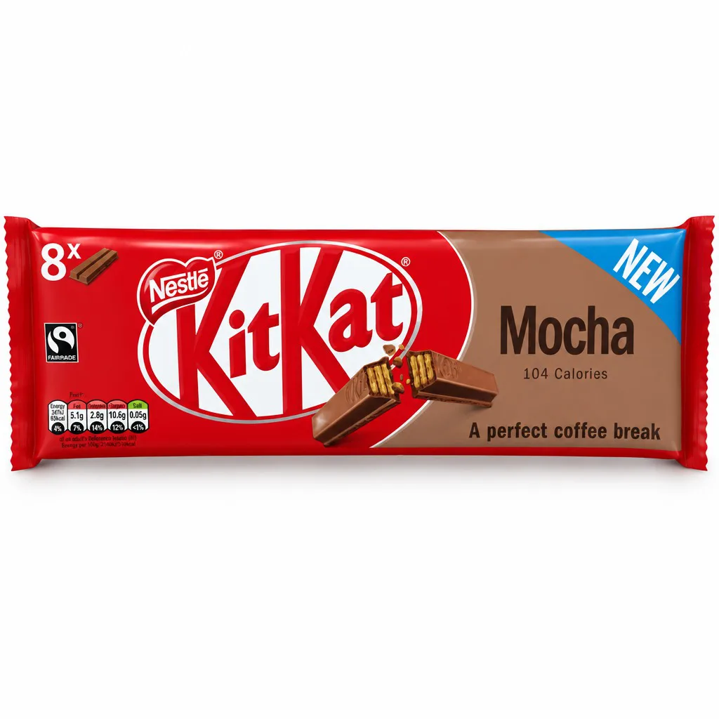 Kitkat 2 Finger Nescafe Mocha 8x Pack