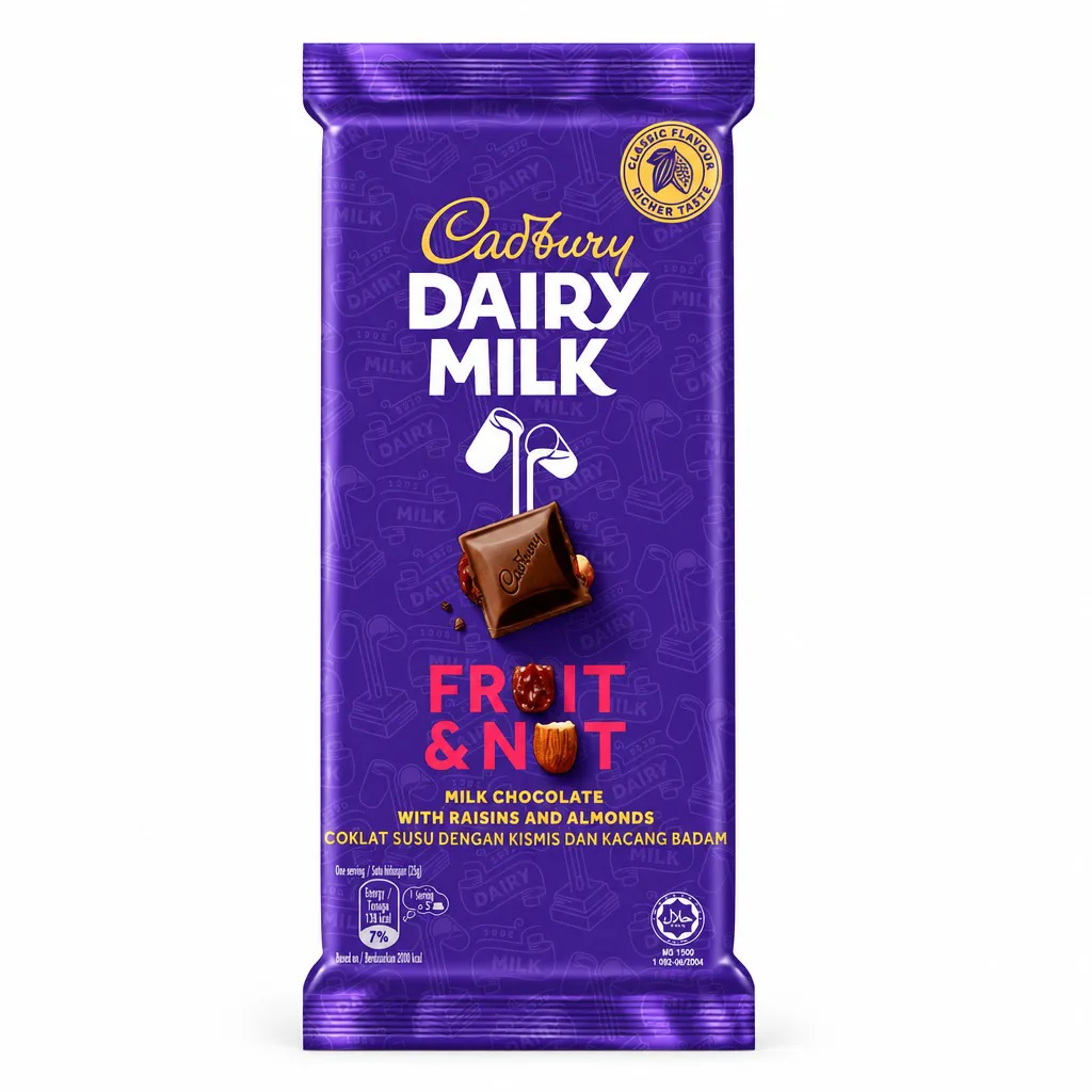 Cadbury Dairy Milk Fruit and Nut 135g