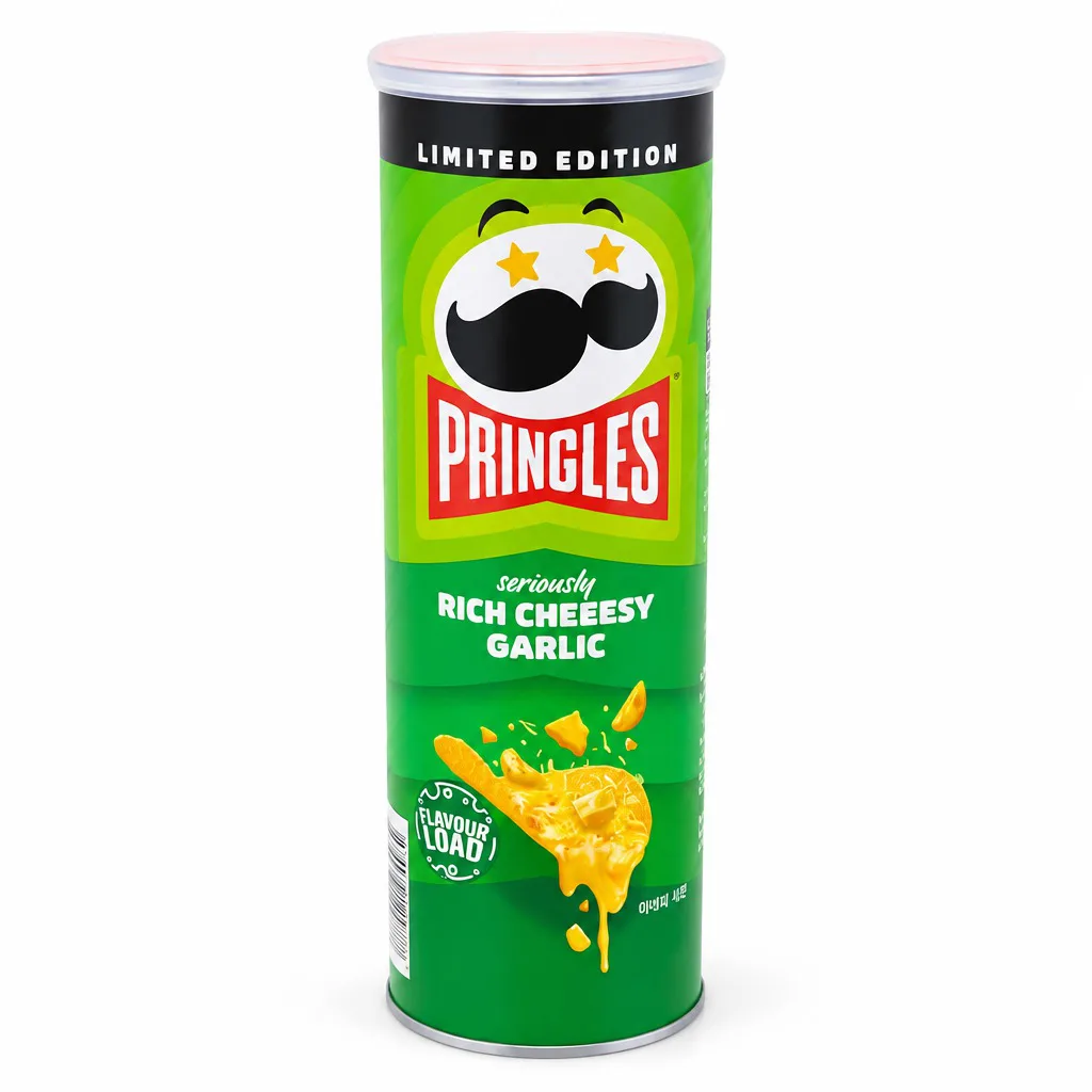 Pringles Rich Cheeesy Garlic
