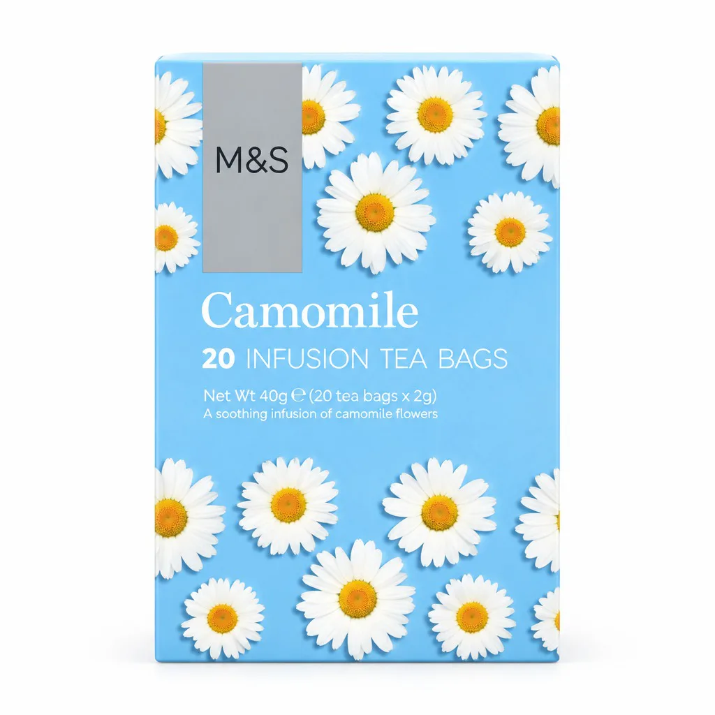 M&S Camomile 20 Infusion Tea Bags