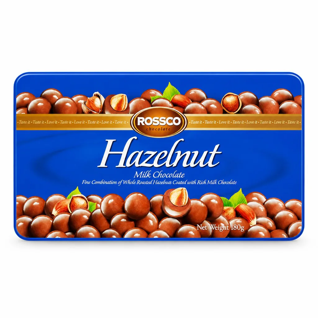 Rossco Chocolate Hazelnut Milk Chocolate Tin