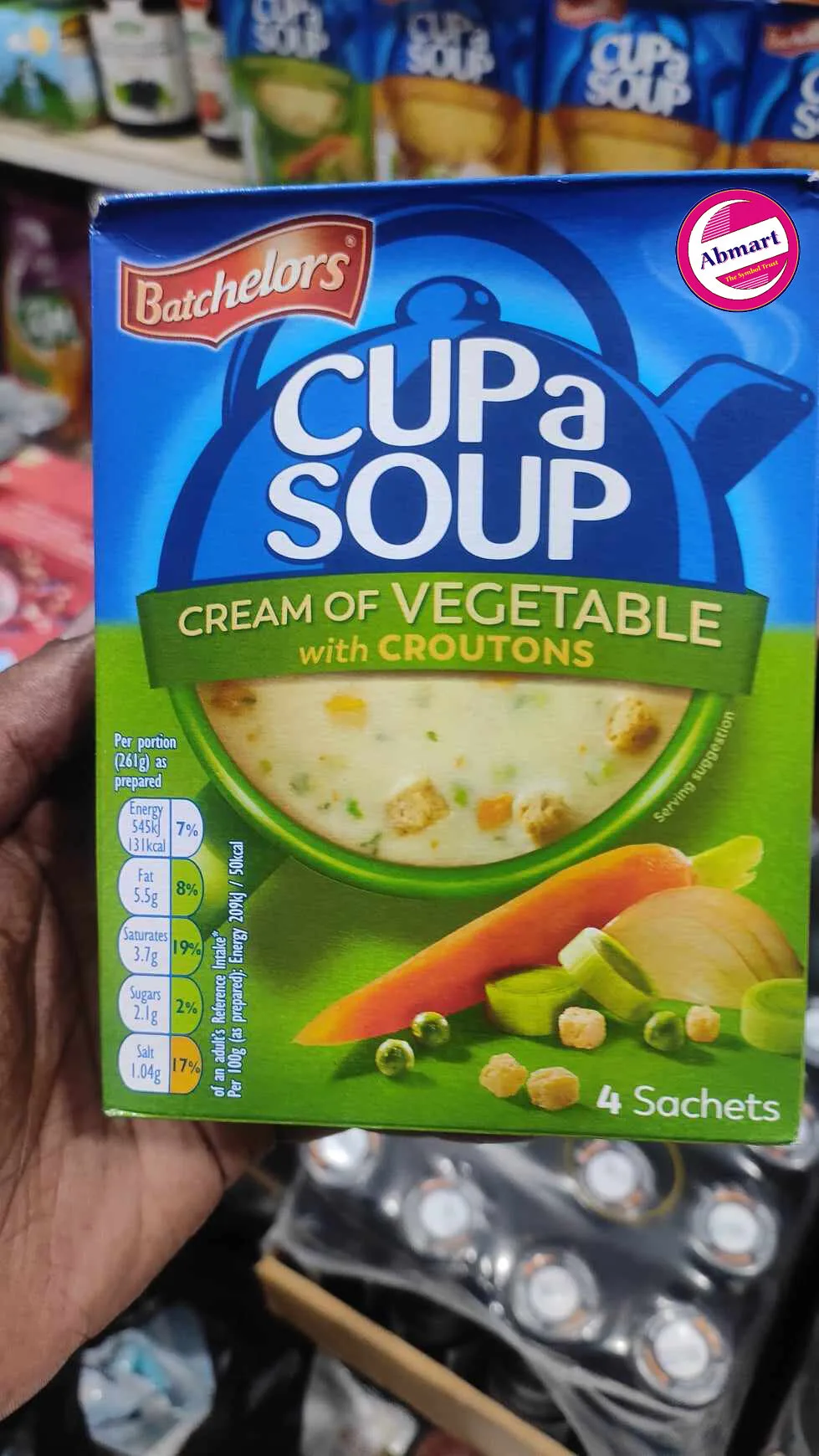 Batchelors Cup a Soup Cream of Vegetable with Croutons