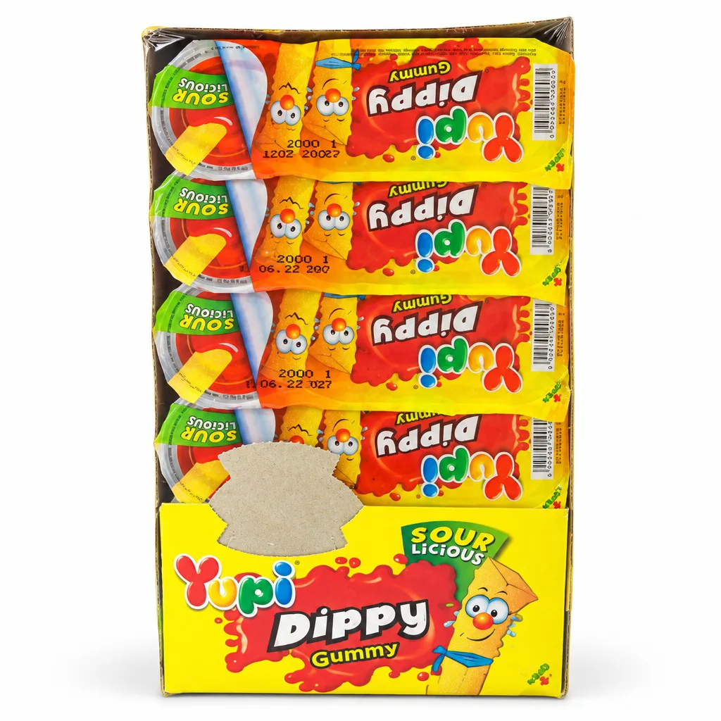 Yupi Dippy Gummy Chips And Sauce