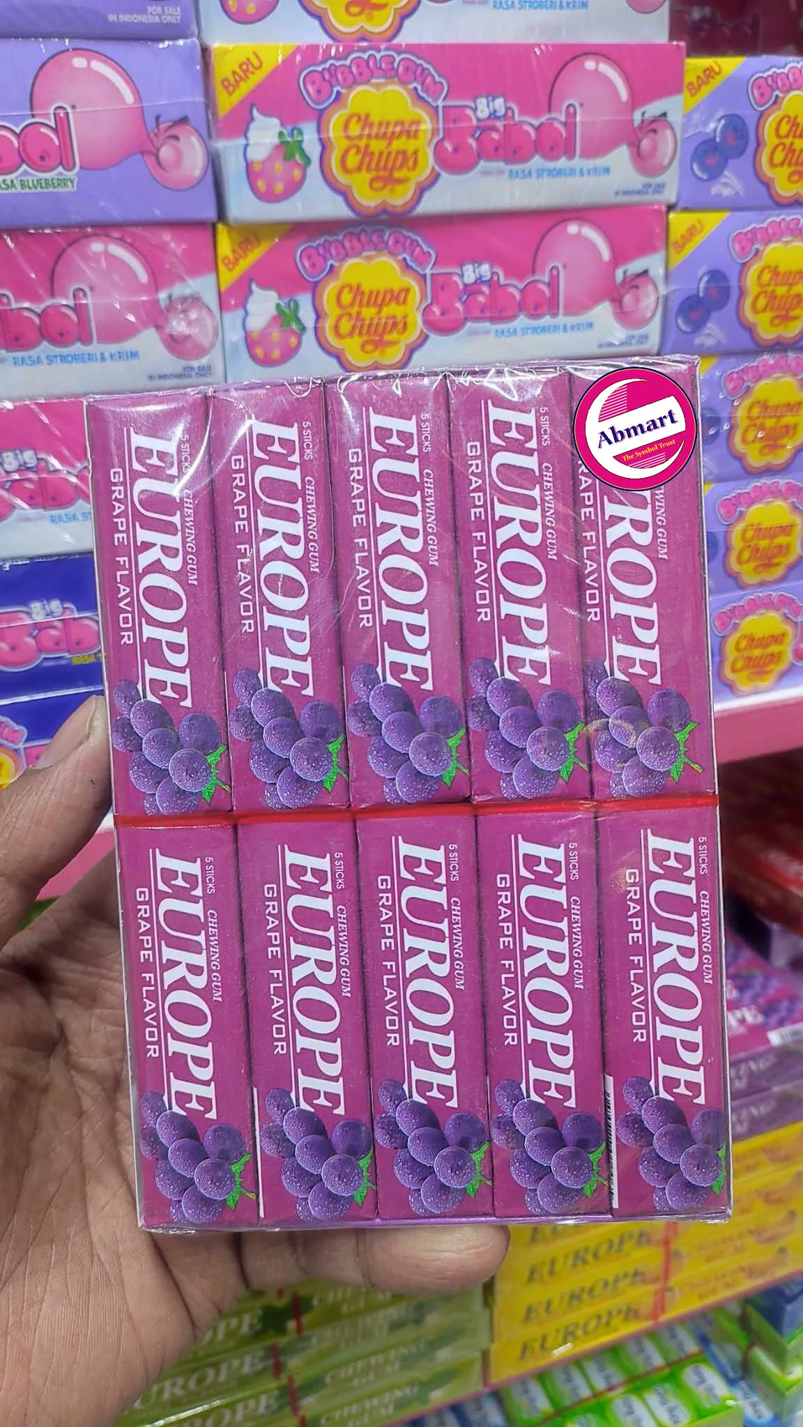Europe Chewing Gum Grape Flavor