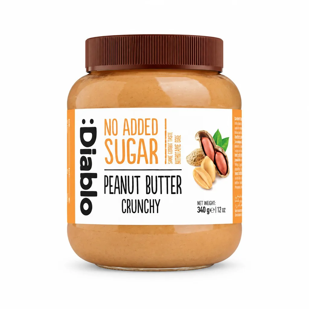 Diablo No Added Sugar Crunchy Peanut Butter
