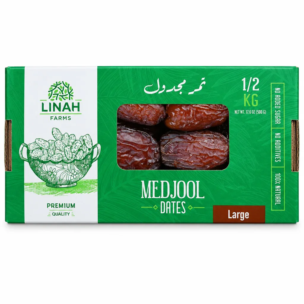 Linah Farms Premium Quality Medjool Dates 500g