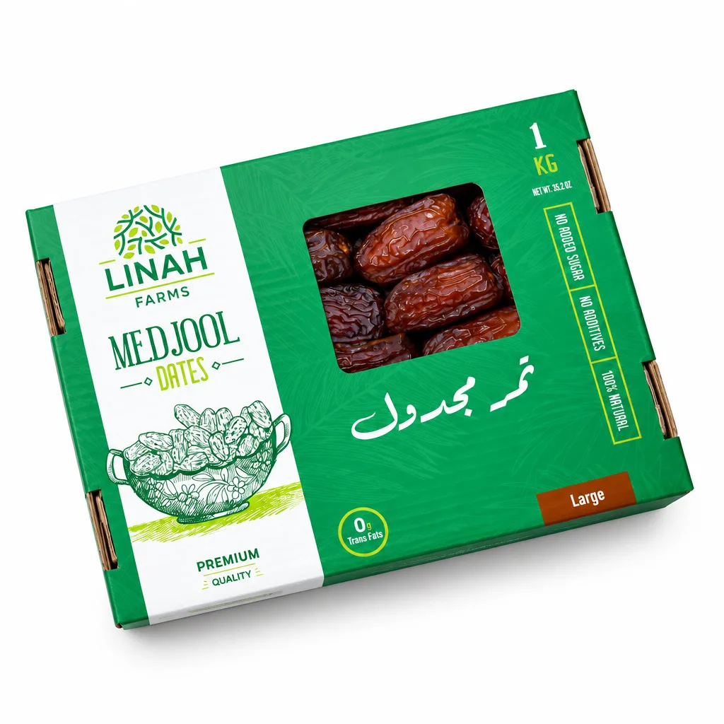 Linah Farms Premium Quality Medjool Dates 1kg