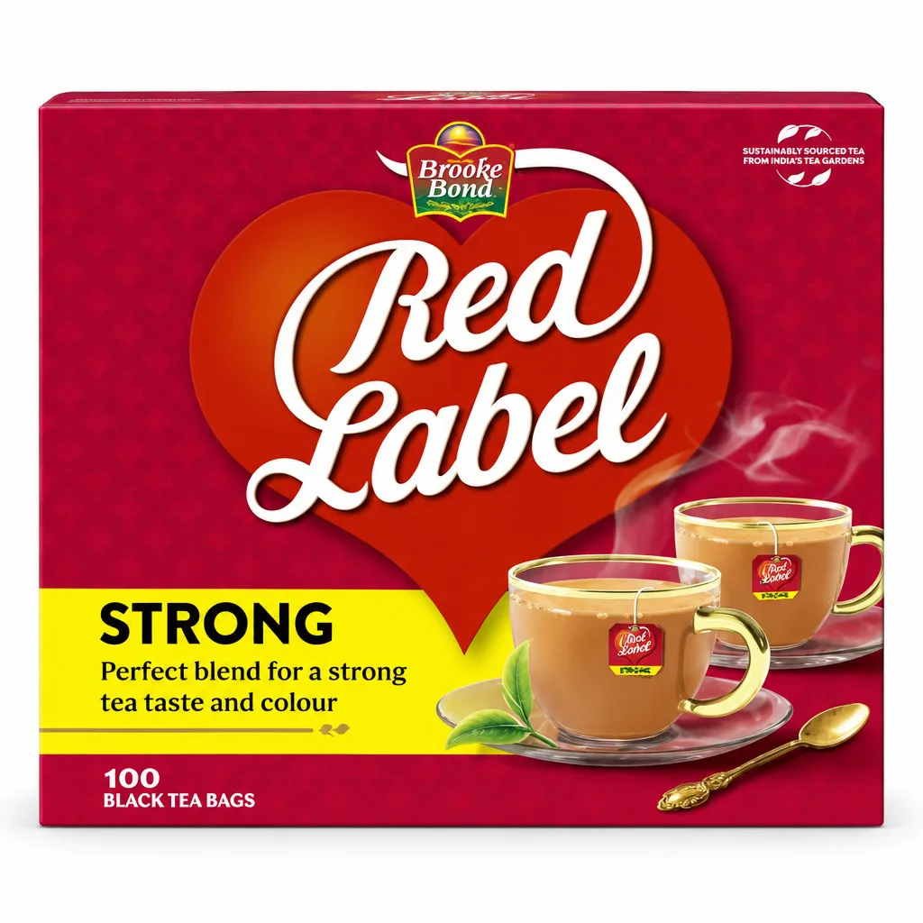 Brooke Bond Red Label Black Tea 100 Teabags