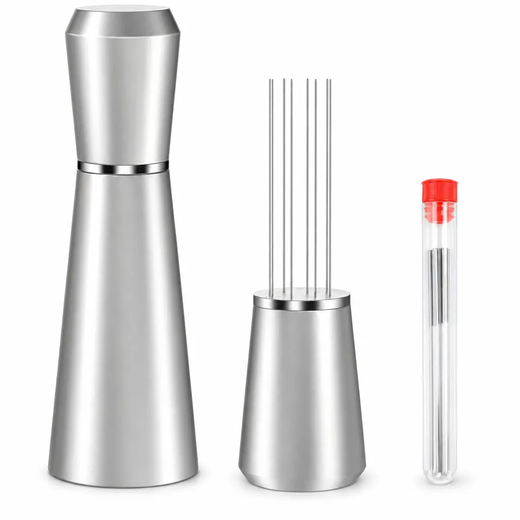 Espresso Coffee Stirrer 8 Pin Silver Edition