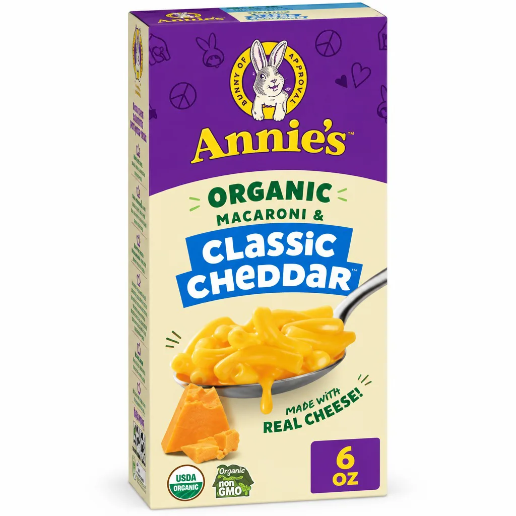 Annie's Organic Macaroni and Classic Cheddar Cheese Pasta