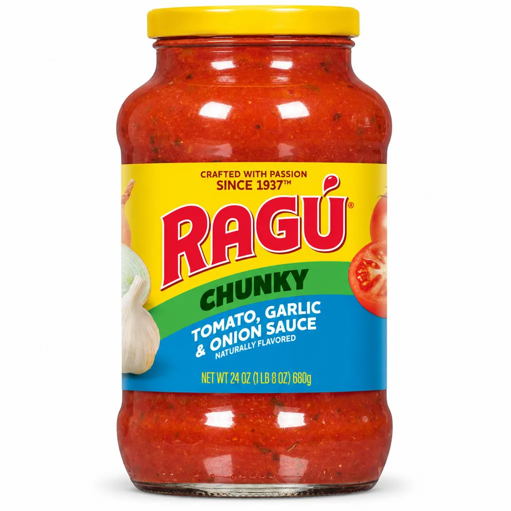 Ragu Chunky Tomato Garlic and Onion Sauce 396g