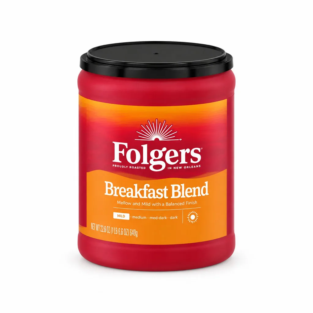 Folgers Breakfast Blend Ground Coffee 272g