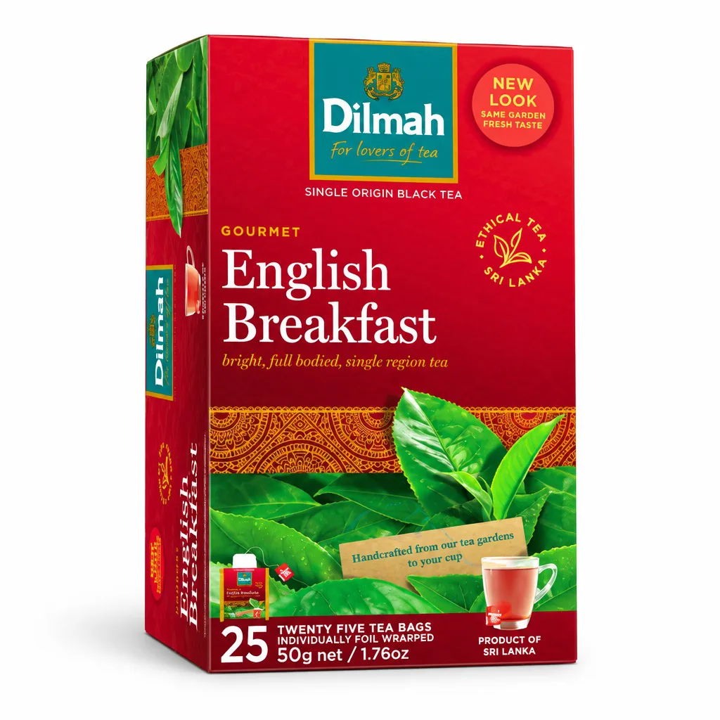 Dilmah English Breakfast Tea 2gx25