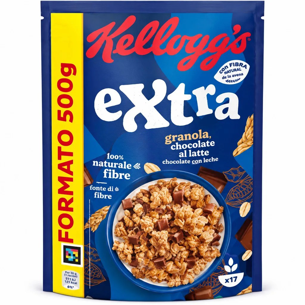 Kellogg's Extra Granola Cioccolato Al Latte 500g