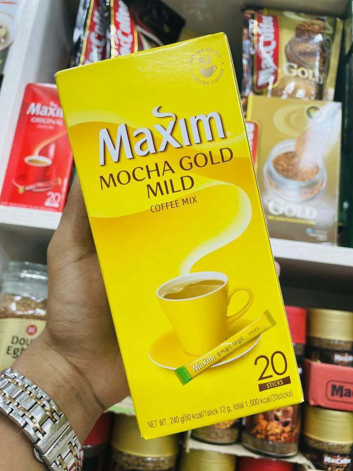 Maxim Mocha Gold Mild Coffee Mix 12gx20 Sticks