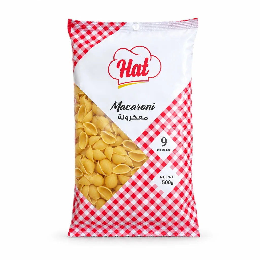 Hat Macaroni Shell Big Pasta 500gm