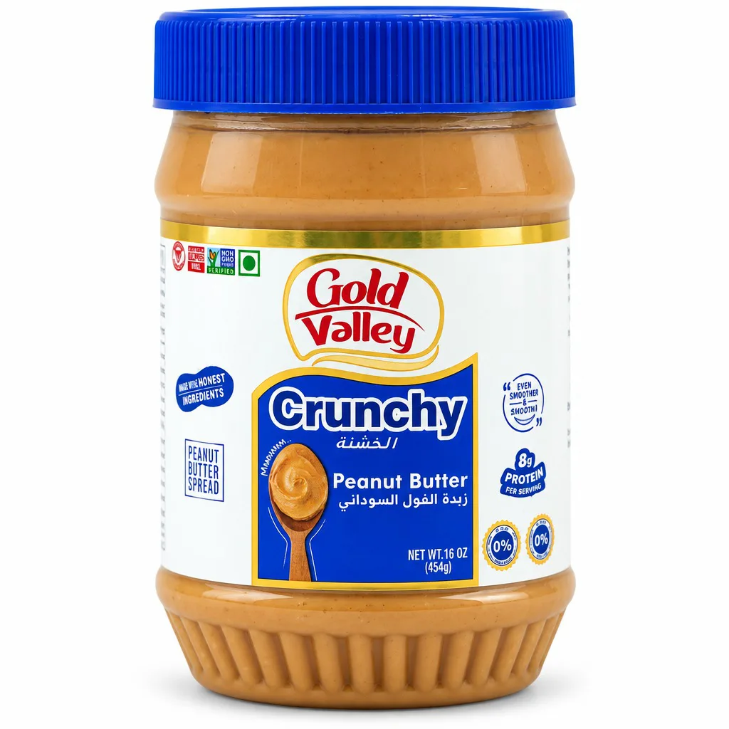Gold Valley Crunchy Peanut Butter 454g