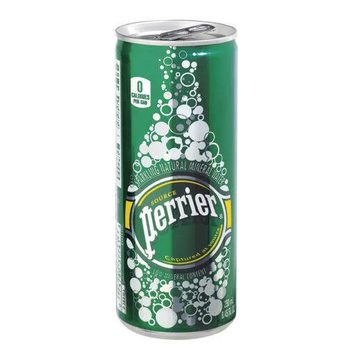 Perrier Natural Mineral Water Can 250mL