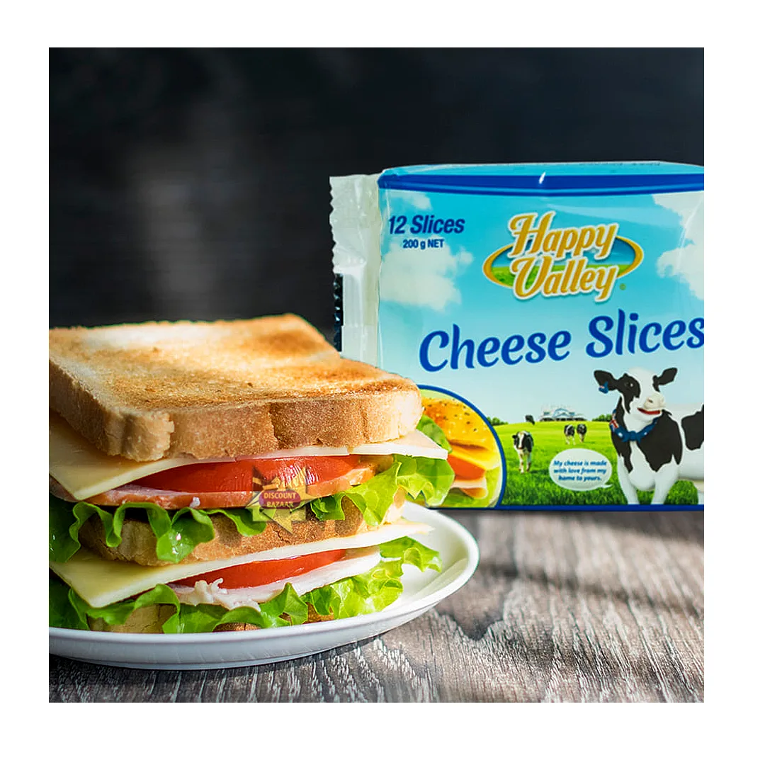 Happy Valley Cheese Slices 200gm