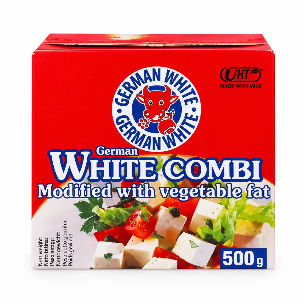 German White Combi Feta Cheese Modified With Vegetable Fat