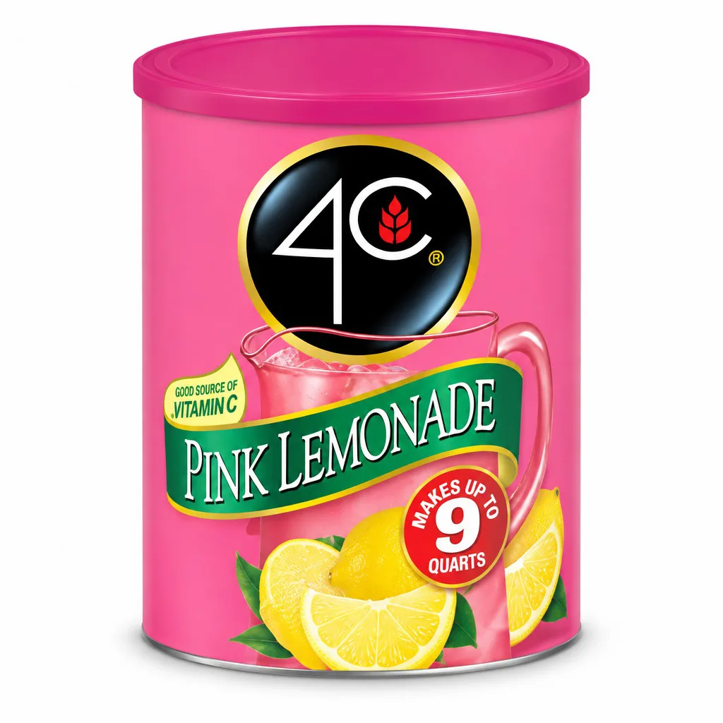 4c Pink Lemonade Flavor Powder Drink