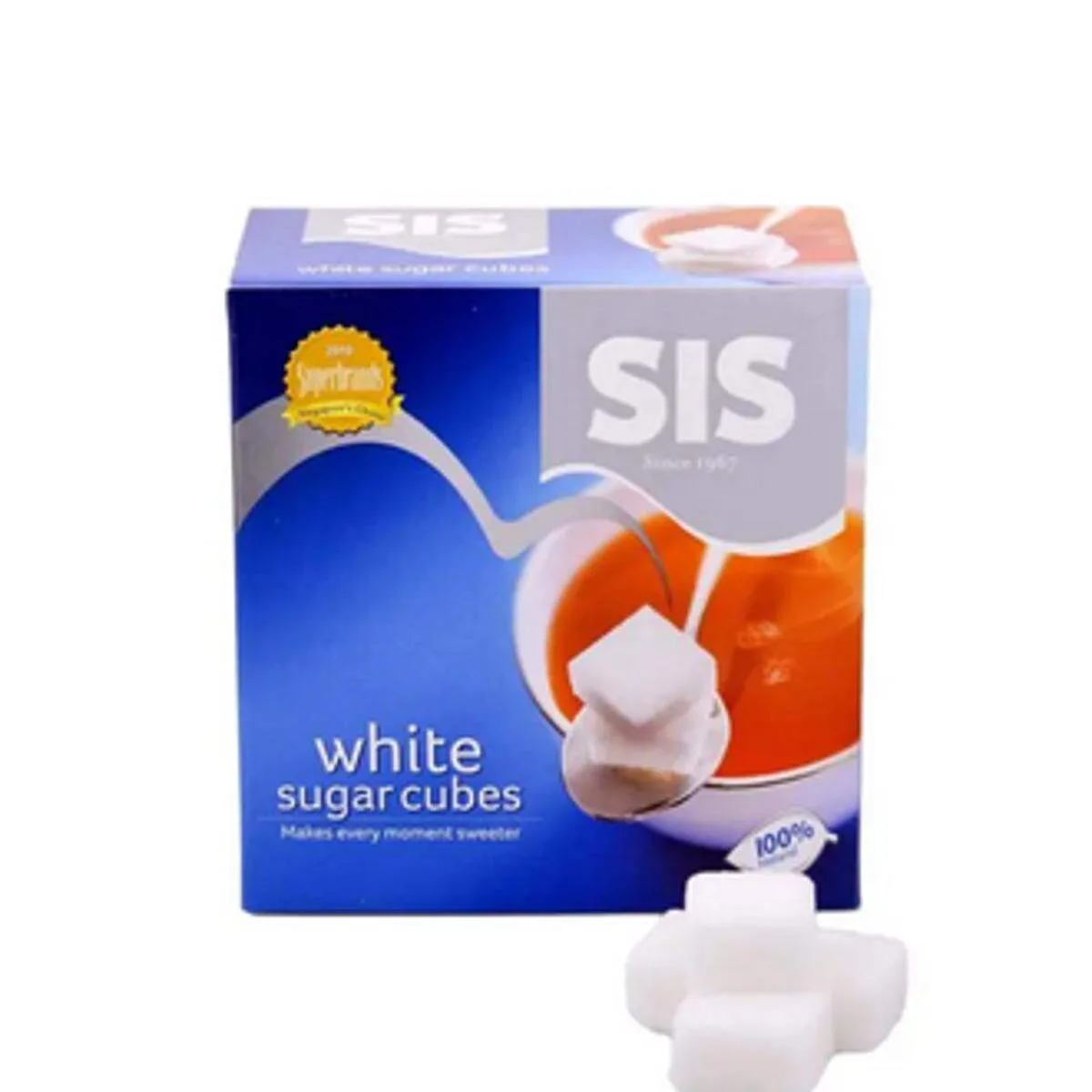 Sis White Sugar Cubes 454g