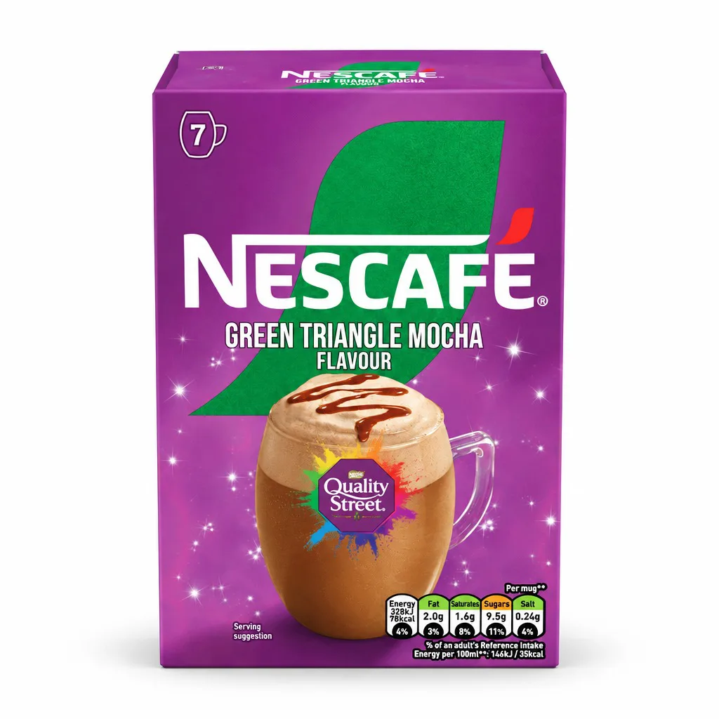 Nescafe Quality Street Green Triangle Mocha