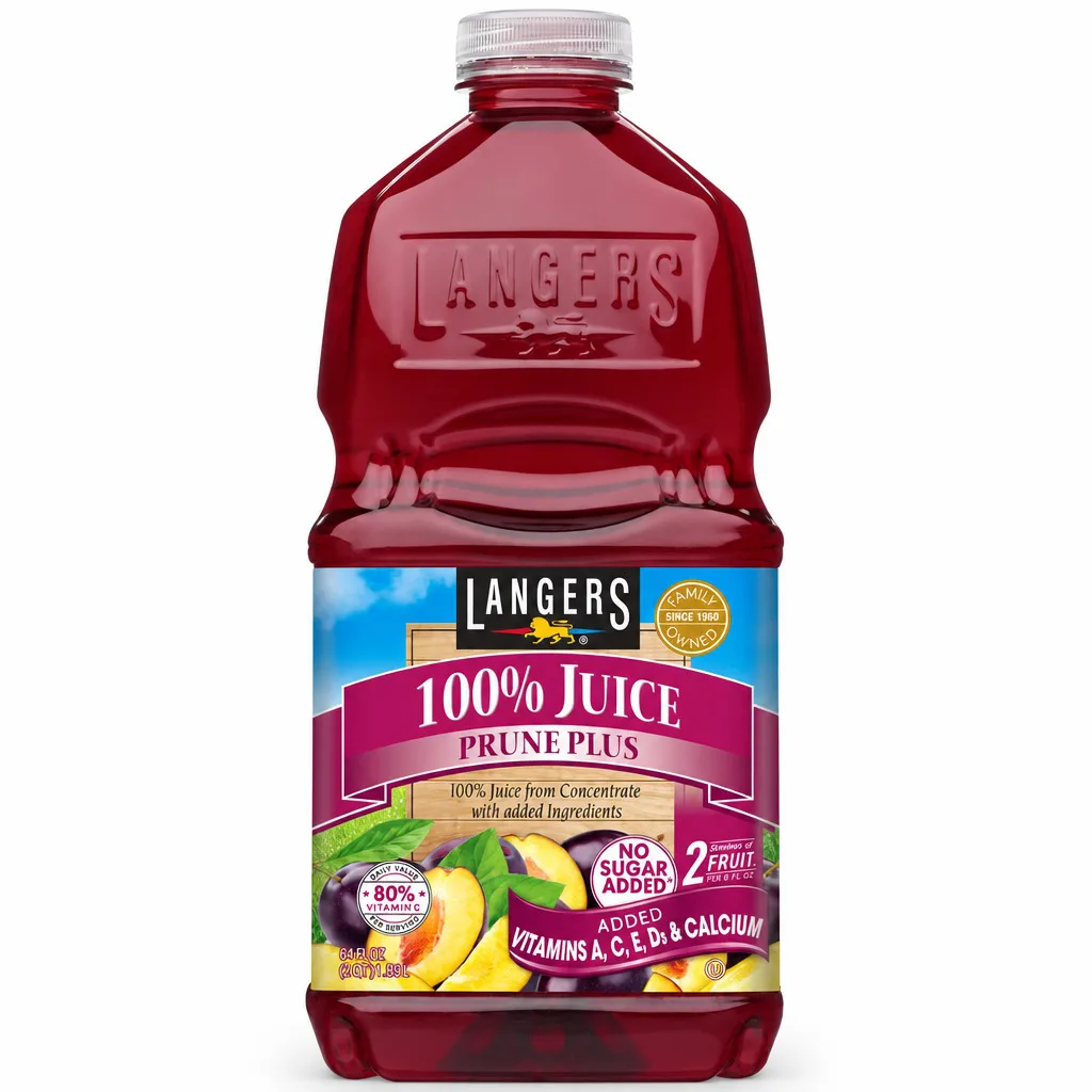 Langers Prune Plus 100% Juice 1.89L